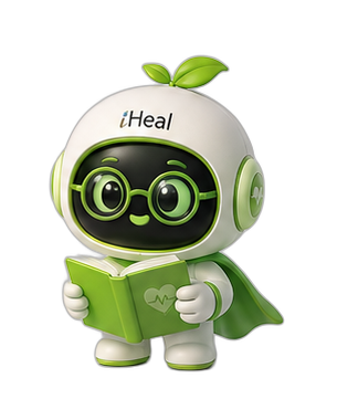 iHeal mascot – study