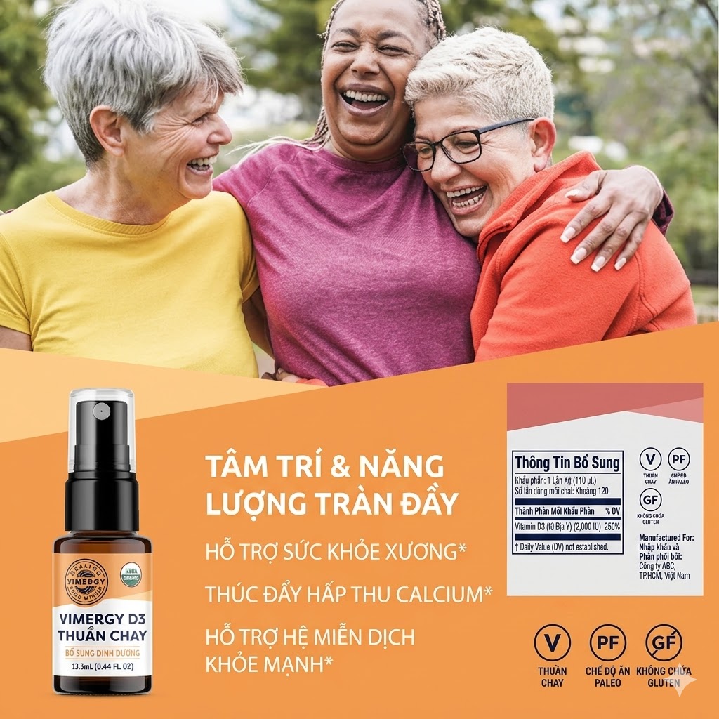 Vitamin D3 Thuần Chay